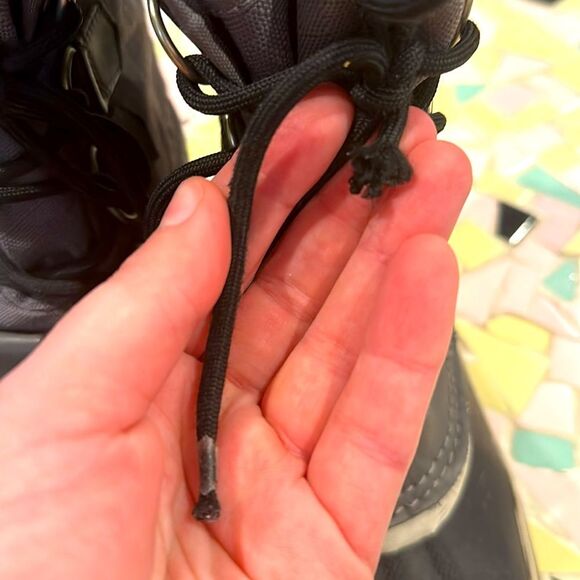 SOREL Women’s Winter Carnival Snow Boots in Quarry Gray Size 7.5 Fur on Top - Picture 10 of 10